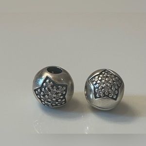 Authentic Pandora You're A Star Clip CZ Sterling Silver Bead Charm